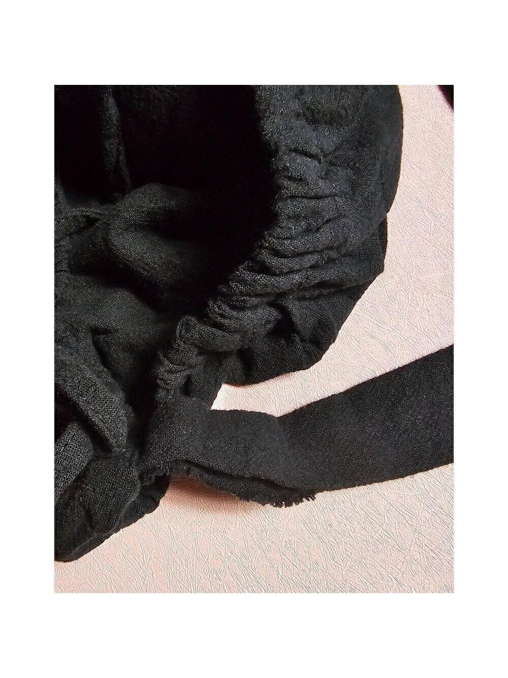 Universal Thread Black Peplum Top 4X - Picture 3 of 3